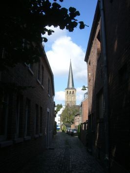 Wachtendonk : Endepoel, Blick auf die Pfarrkirche St. Michael